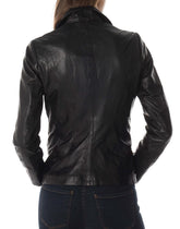 Women Genuine Leather Blazer Coat WB 44 SkinOutfit